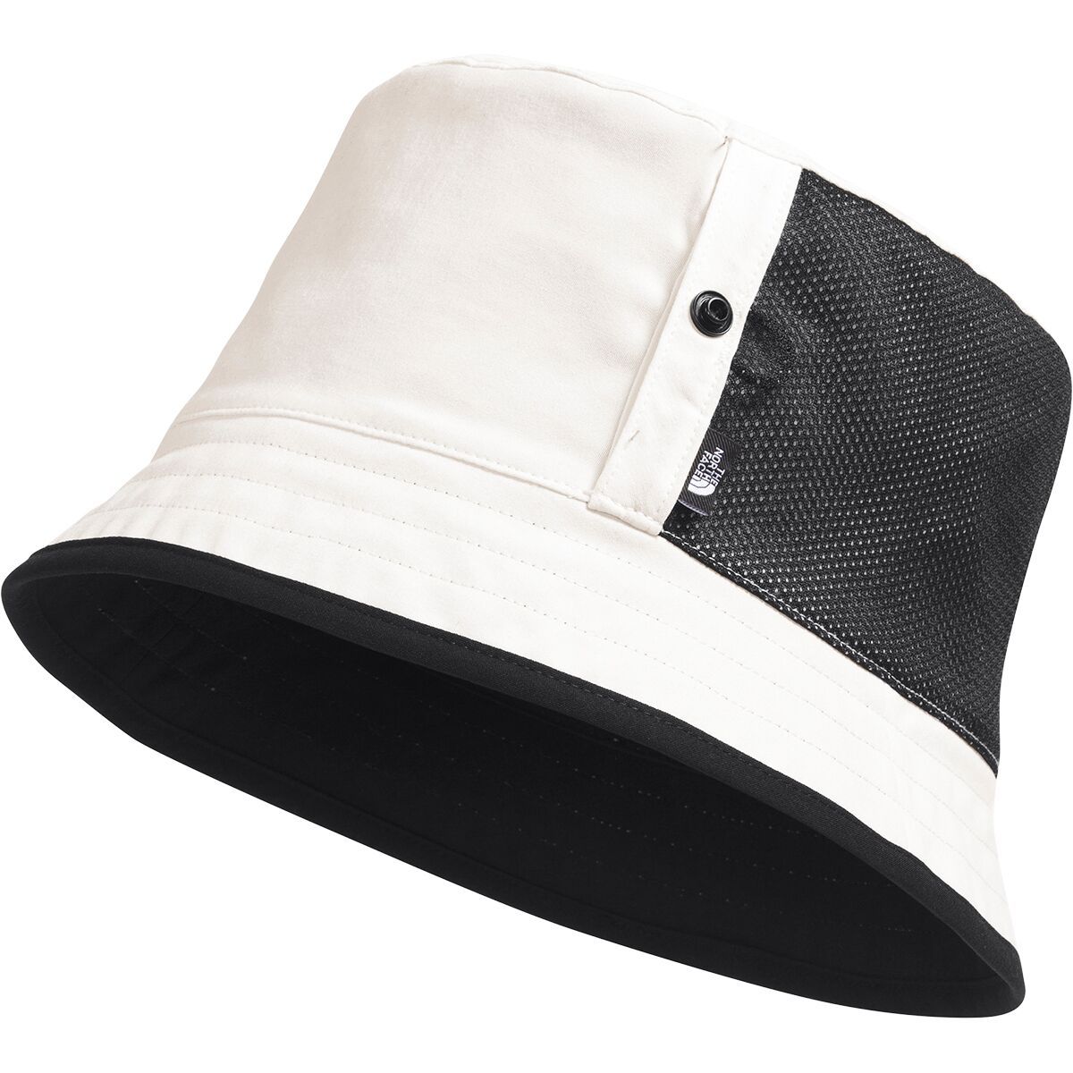 The North Face Class V Reversible Bucket Hat White Dune/TNF Black, S/M
