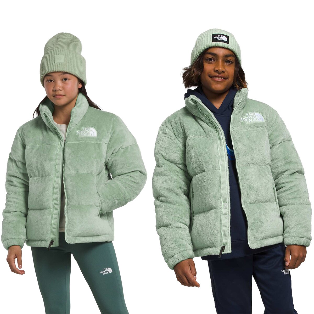 Image of The North Face 1996 Retro Nuptse Jacket - Kids' Misty Sage, S