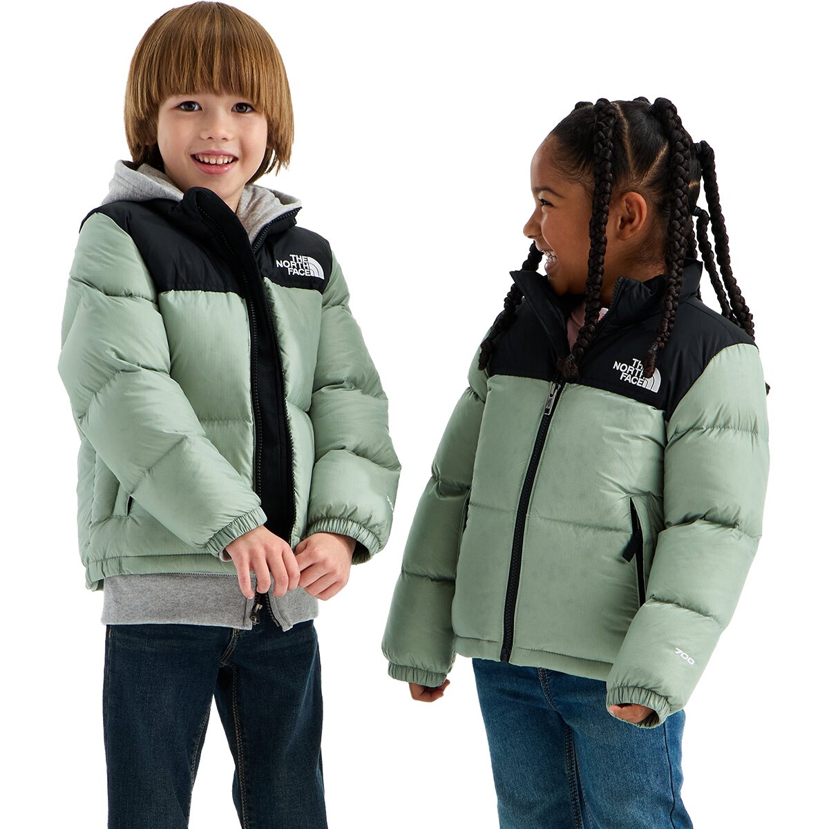 Image of The North Face 1996 Retro Nuptse Jacket - Toddlers' Slate Moss, 2T
