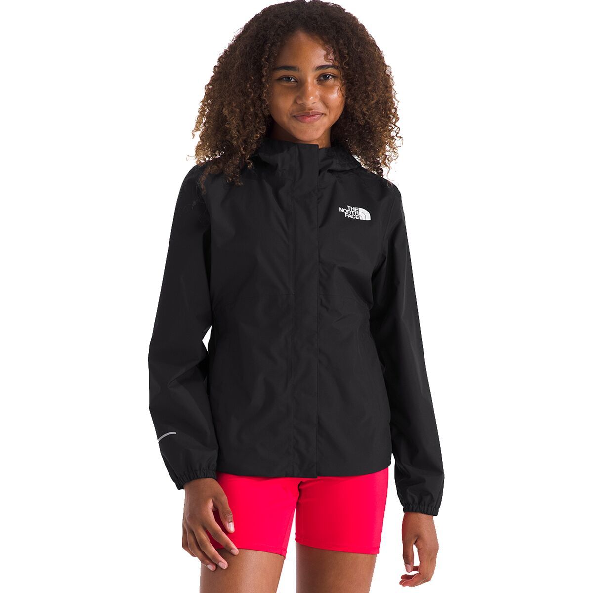 Image of The North Face Antora Rain Jacket - Girls' TNF Black/TNF Black, XL