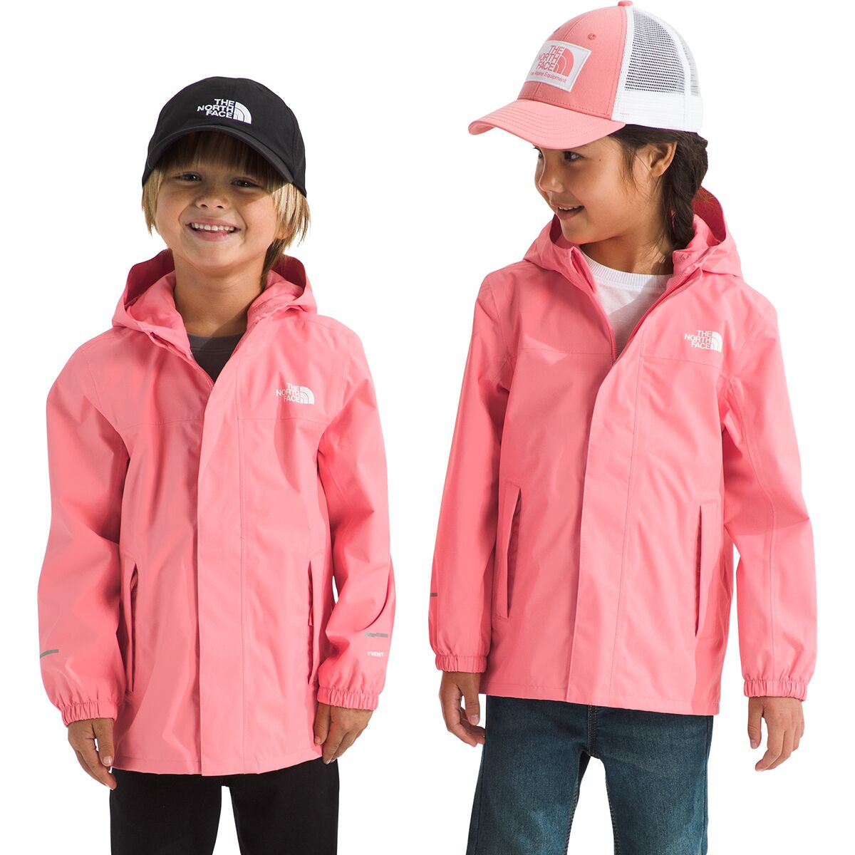 Image of The North Face Antora Rain Jacket - Toddlers' Coral Crush, 3T