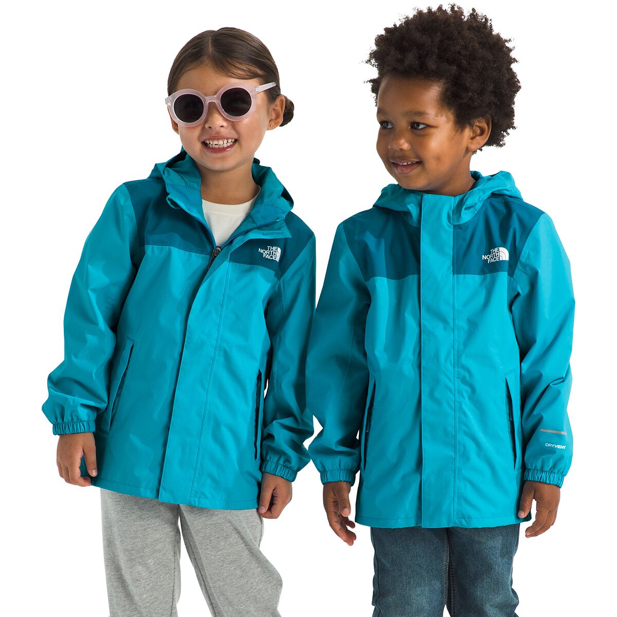 Image of The North Face Antora Rain Jacket - Toddlers' Meridian Blue/Dusk Blue, 4T