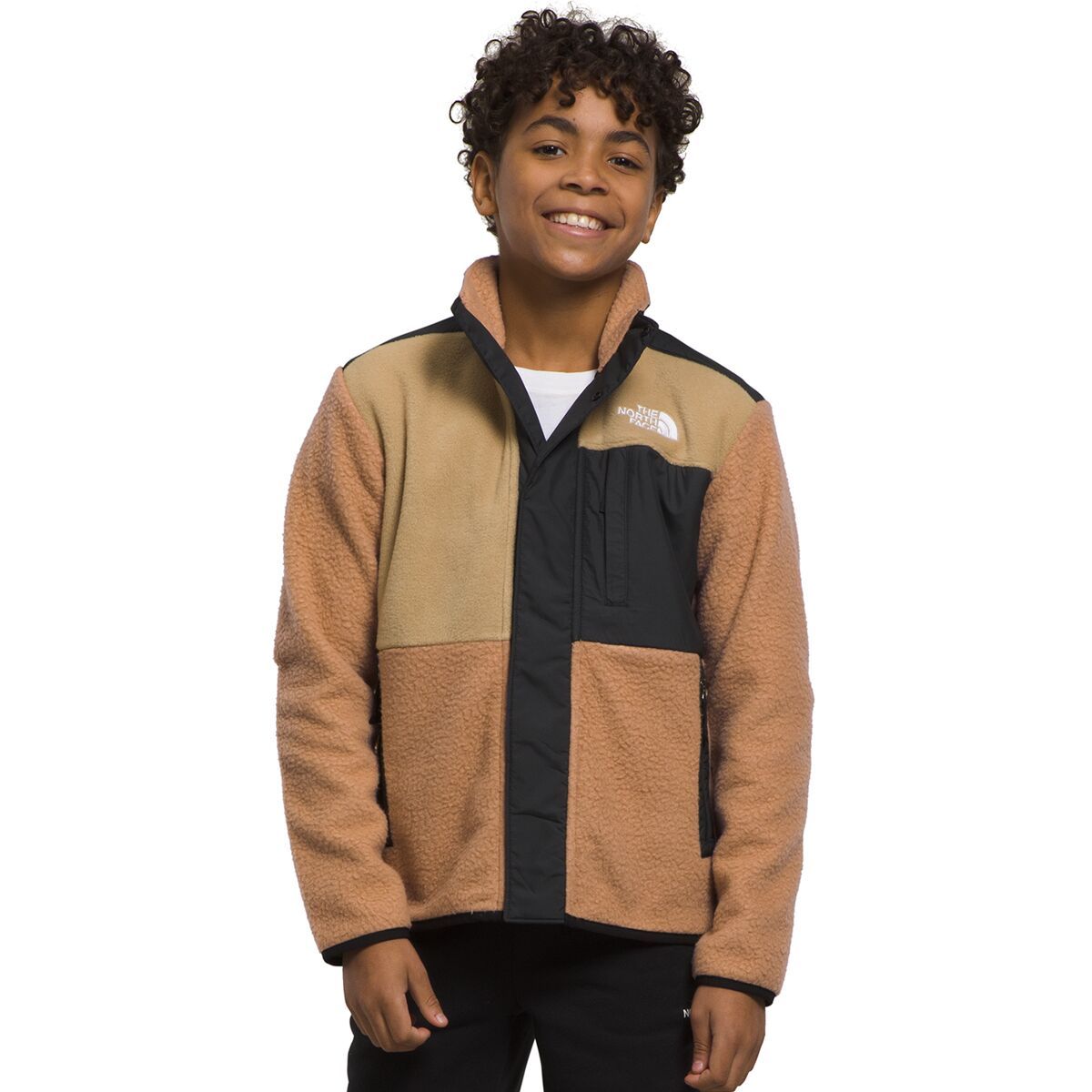 The North Face Forrest Fleece Mashup Jacket - Boys' Almond Butter, XL
