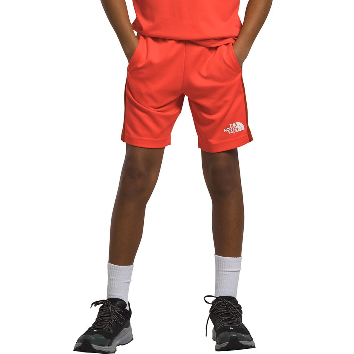 The North Face Never Stop Knit Training Short - Boys' Retro Orange, XS