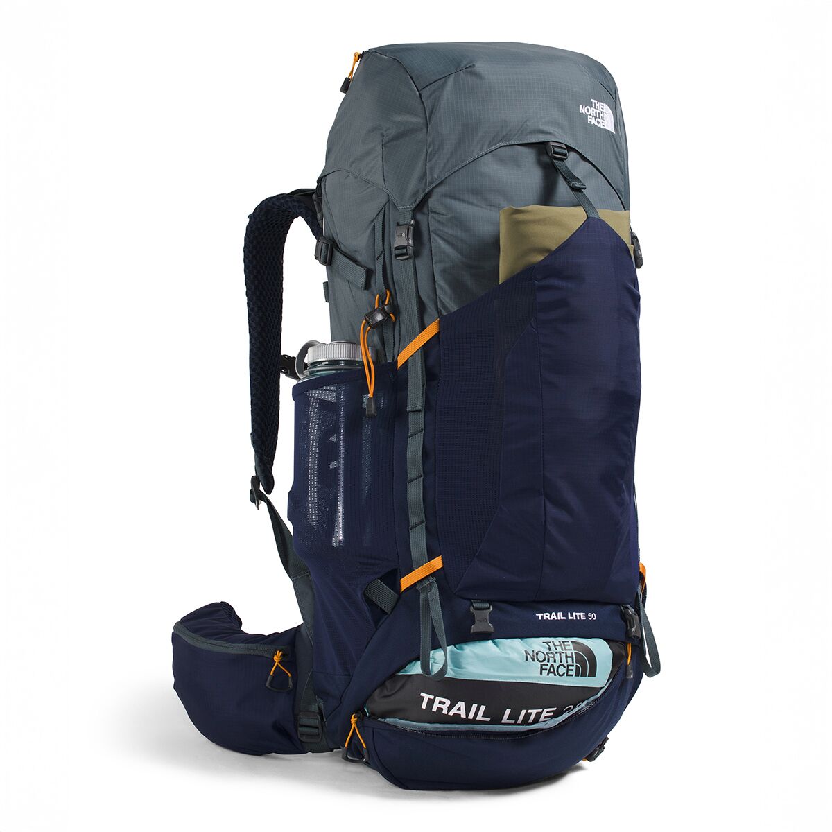 50l backpack north face The North Face Trail Lite 50L Backpack Granite Grey/Summit Navy/Dust Orange, L/XL