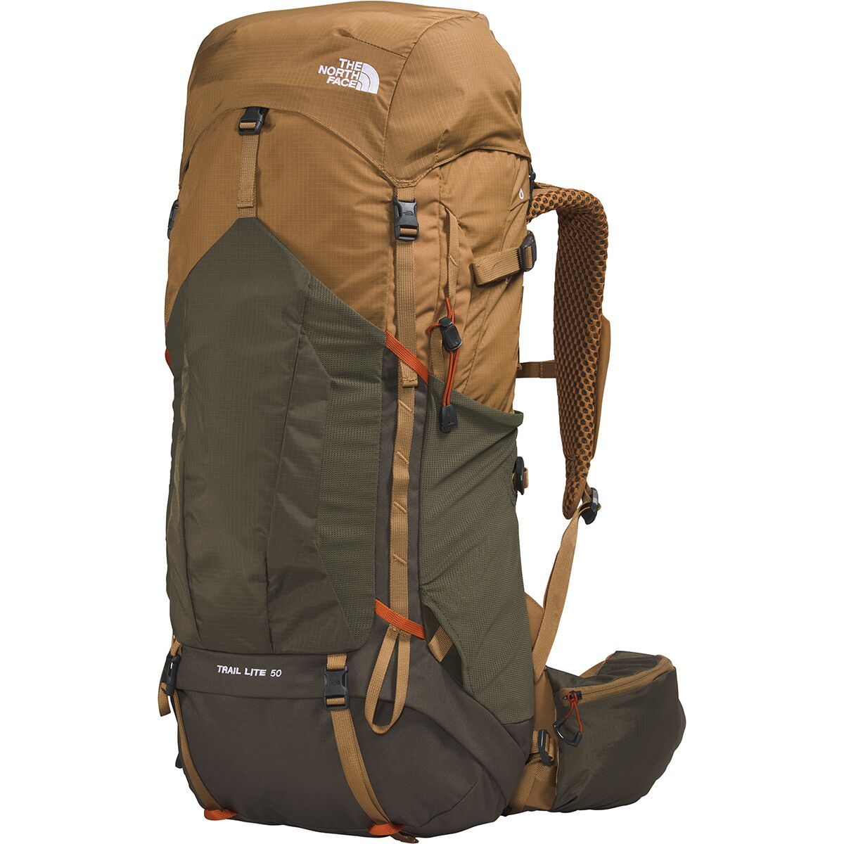 The North Face Trail Lite 50L Backpack Utility Brown/New Taupe Green-NPF, L/XL