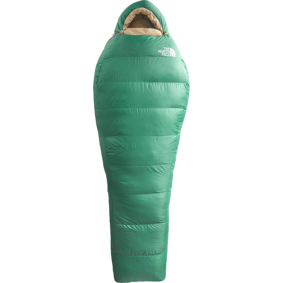 The North Face The North Face Trail Lite Sleeping Bag: 0F Down Deep Grass Green/Khaki Stone/NPF, Reg/Right Zip