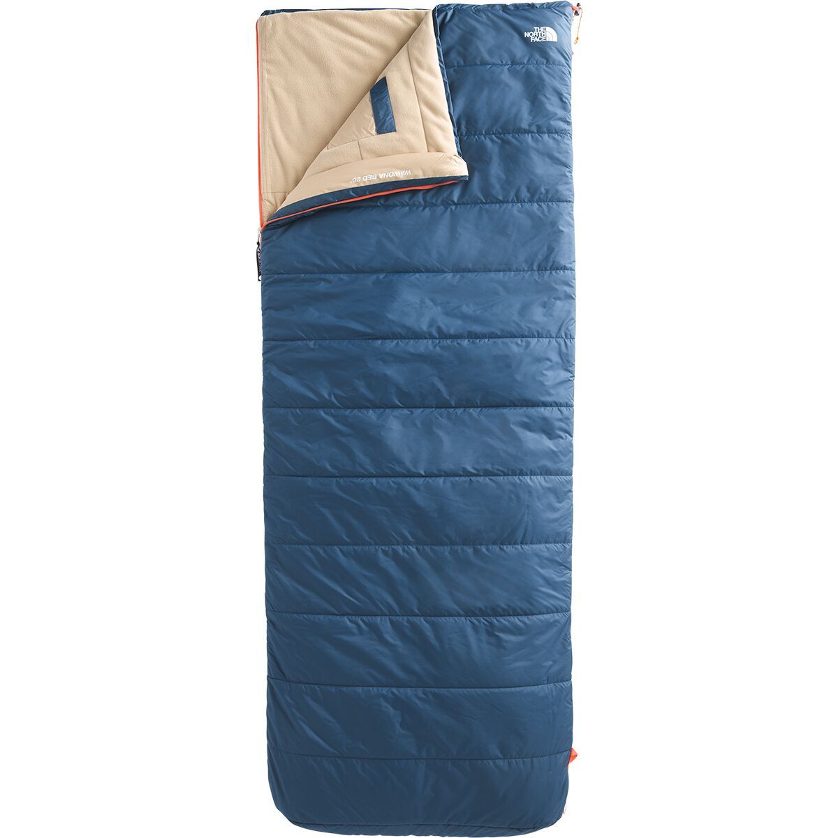 Image of The North Face Wawona Bed Sleeping Bag: 20F Synthetic Shady Blue-NPF, Long