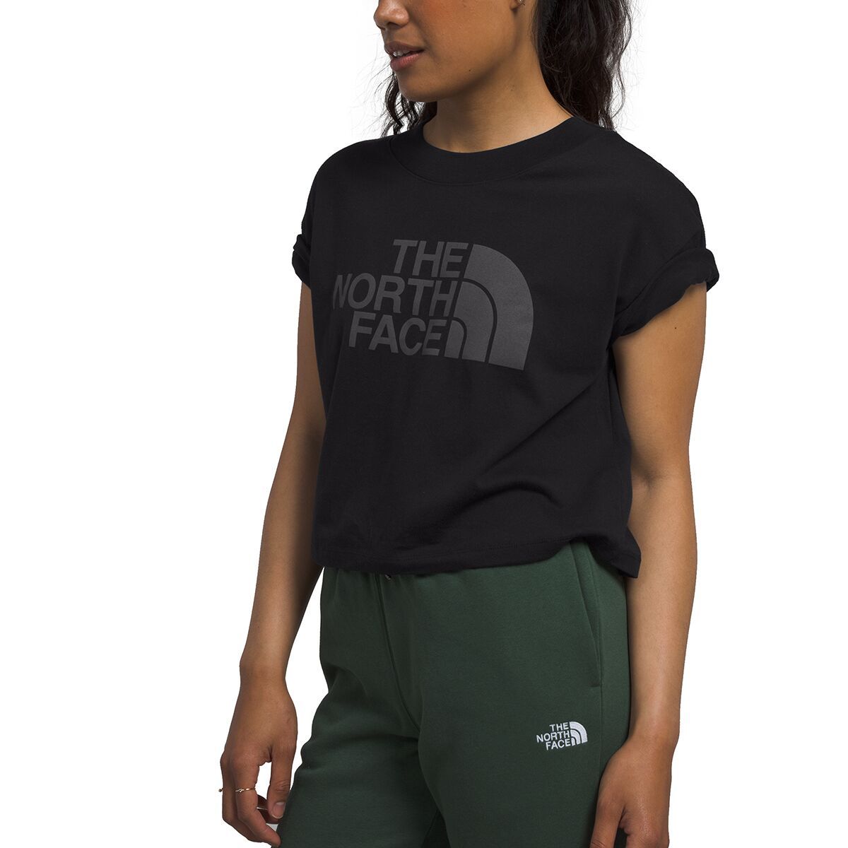The North Face Half Dome Crop T-Shirt - Women's TNF Black/TNF Black, XXL