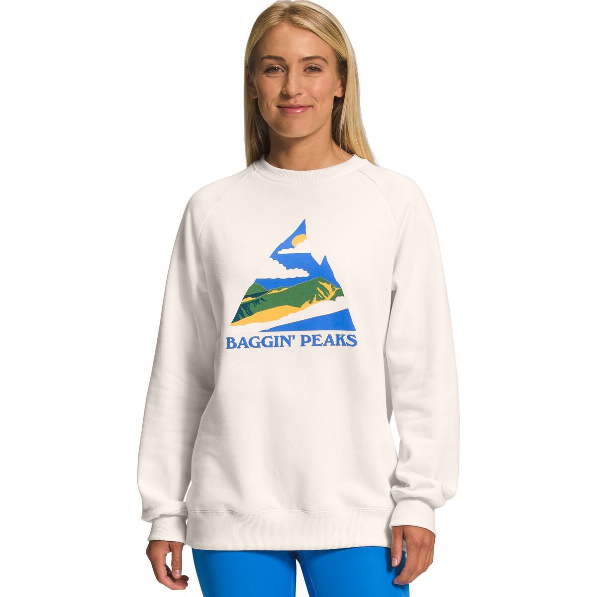 The North Face Places We Love Crew Sweatshirt - Women's Gardenia White, L