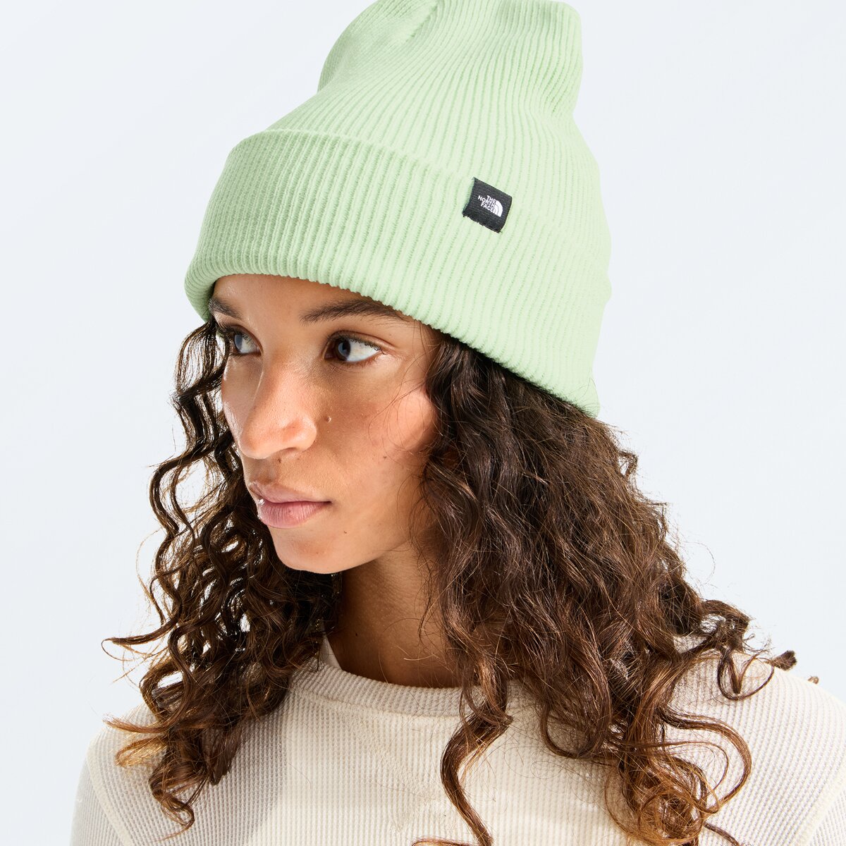 Image of The North Face Urban Cuff Beanie Calcified Lime, One Size