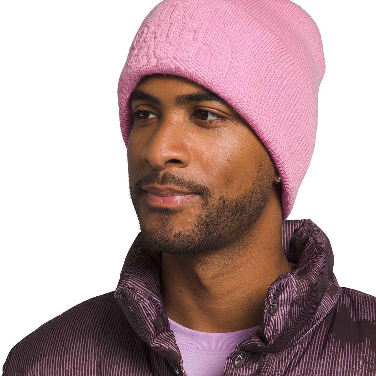 【新作】 THE NORTH FACE ★ 大人気 ETHNIC LAMBSWOOL BEANIE The North Face Urban Unisex Embossed Wide Cuff Beanie