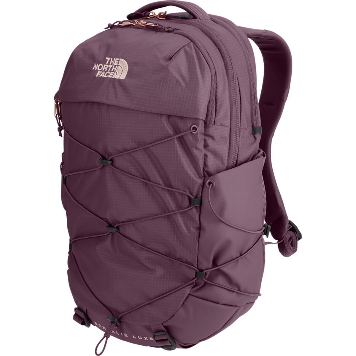 Image of The North Face Borealis Luxe Pack - Women's Midnight Mauve/Burnt Coral Metallic, One Size