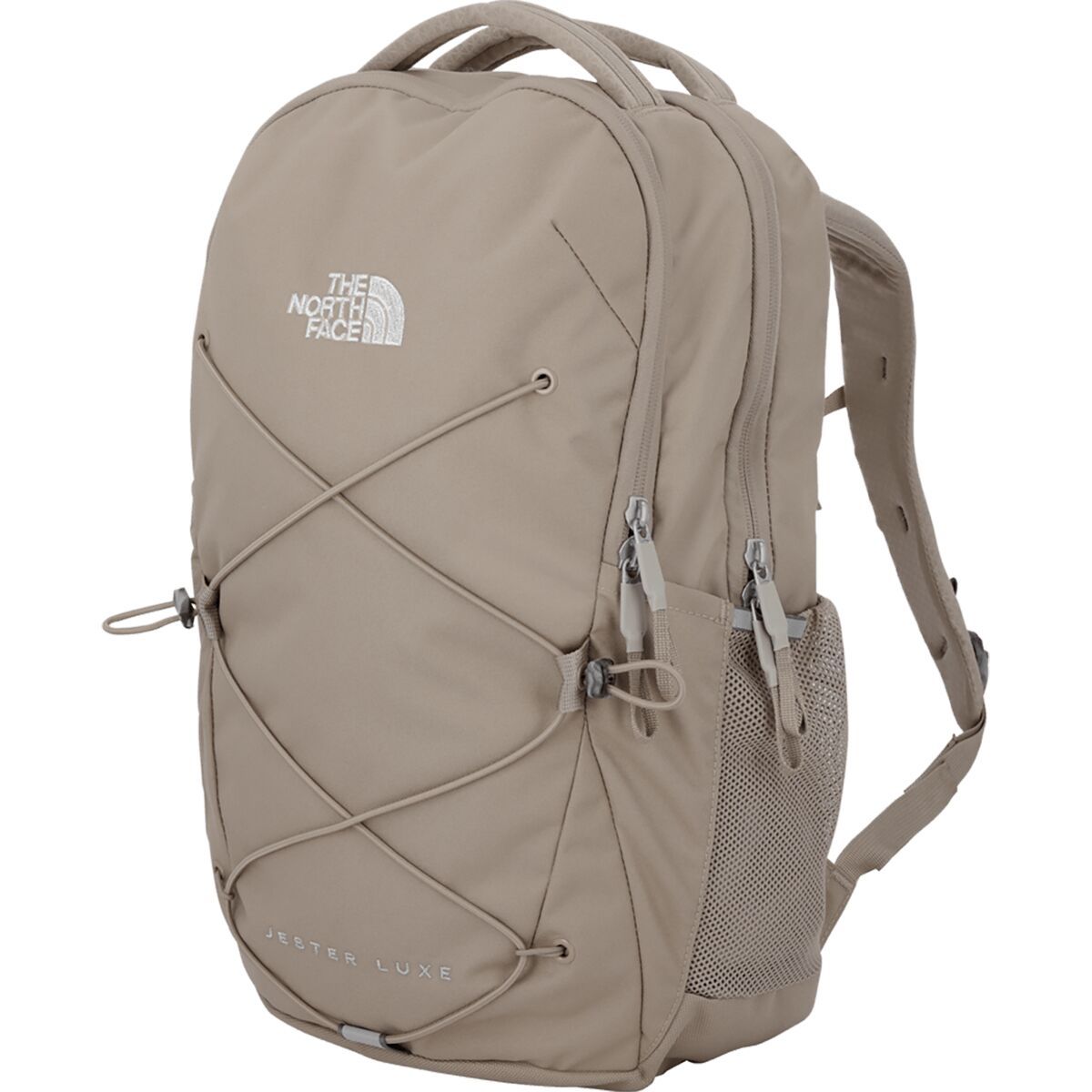 Image of The North Face Jester Luxe Pack - Women's Mushroom Grey/Silver Metallic, One Size