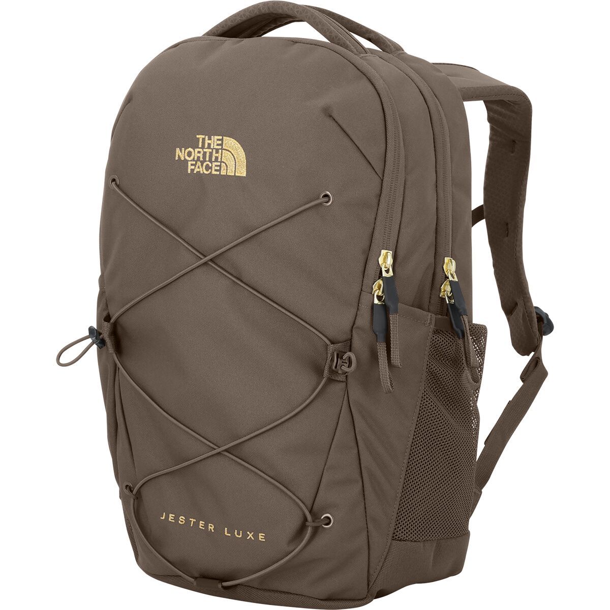 Image of The North Face Jester Luxe Pack - Women's Smokey Brown/Gold Metallic, One Size