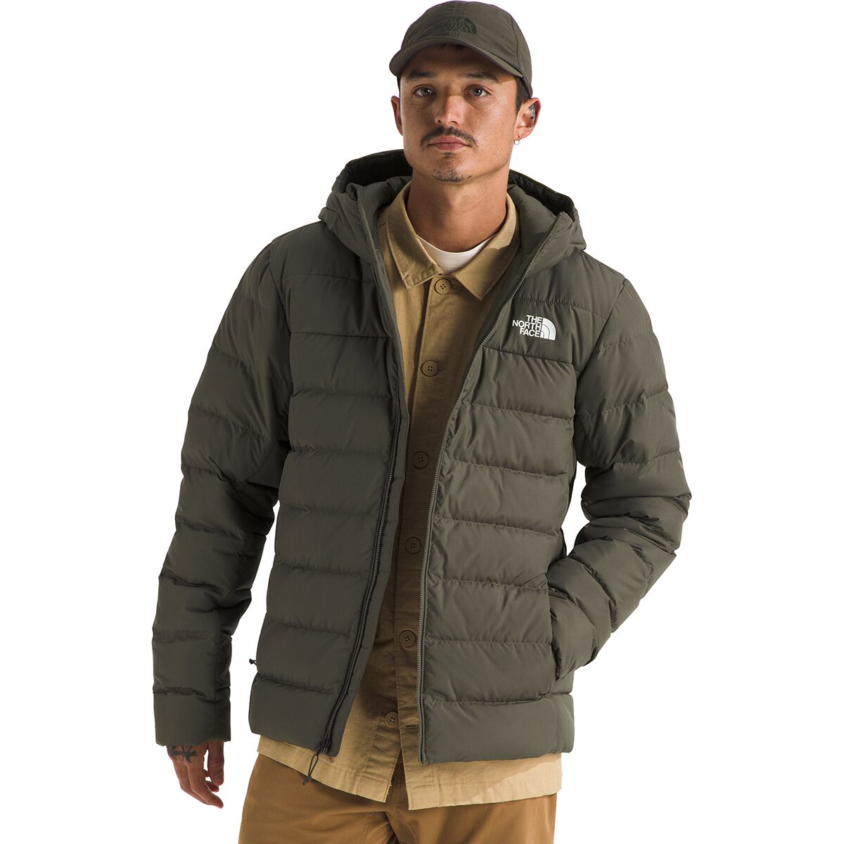 Image of The North Face Aconcagua 3 Hoodie - Men's New Taupe Green, XXL
