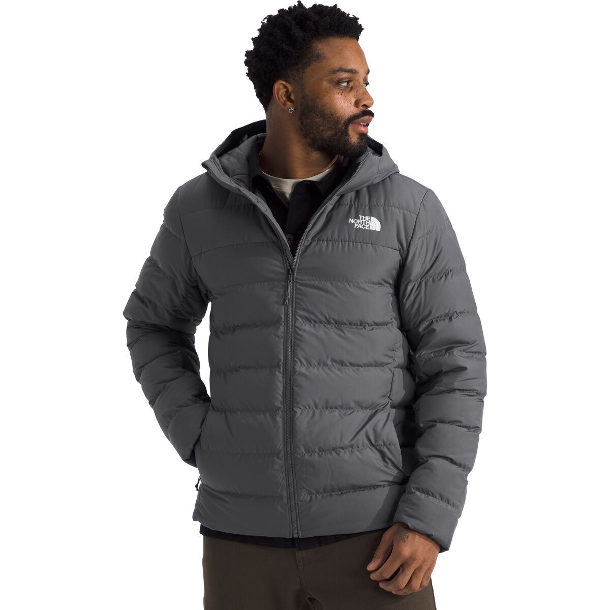 Image of The North Face Aconcagua 3 Hoodie - Men's Smoked Pearl, L