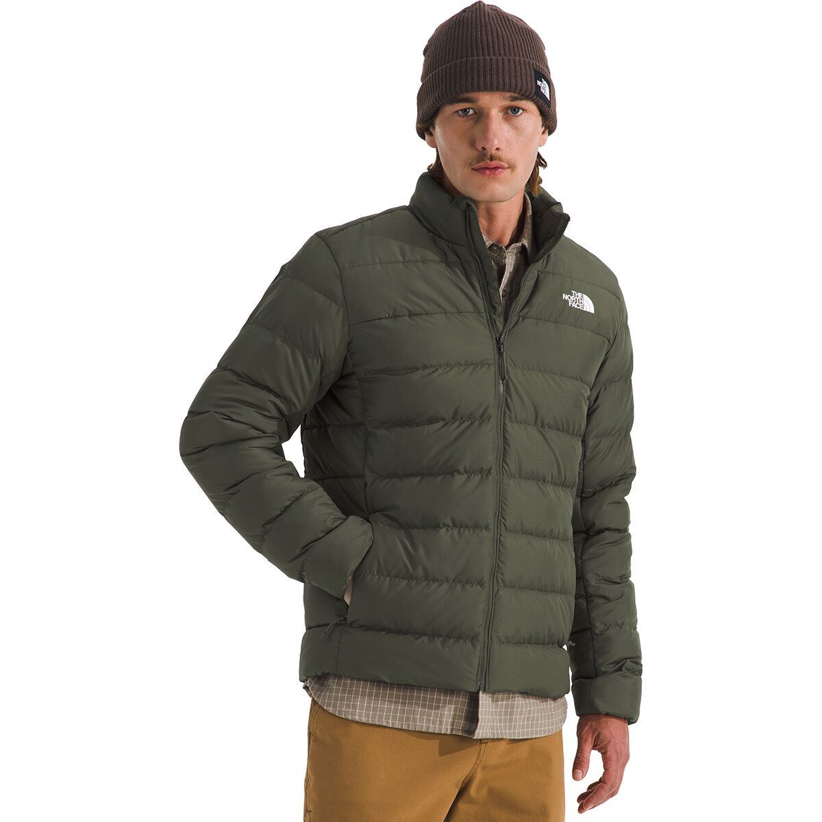 Image of The North Face Aconcagua 3 Jacket - Men's New Taupe Green, M