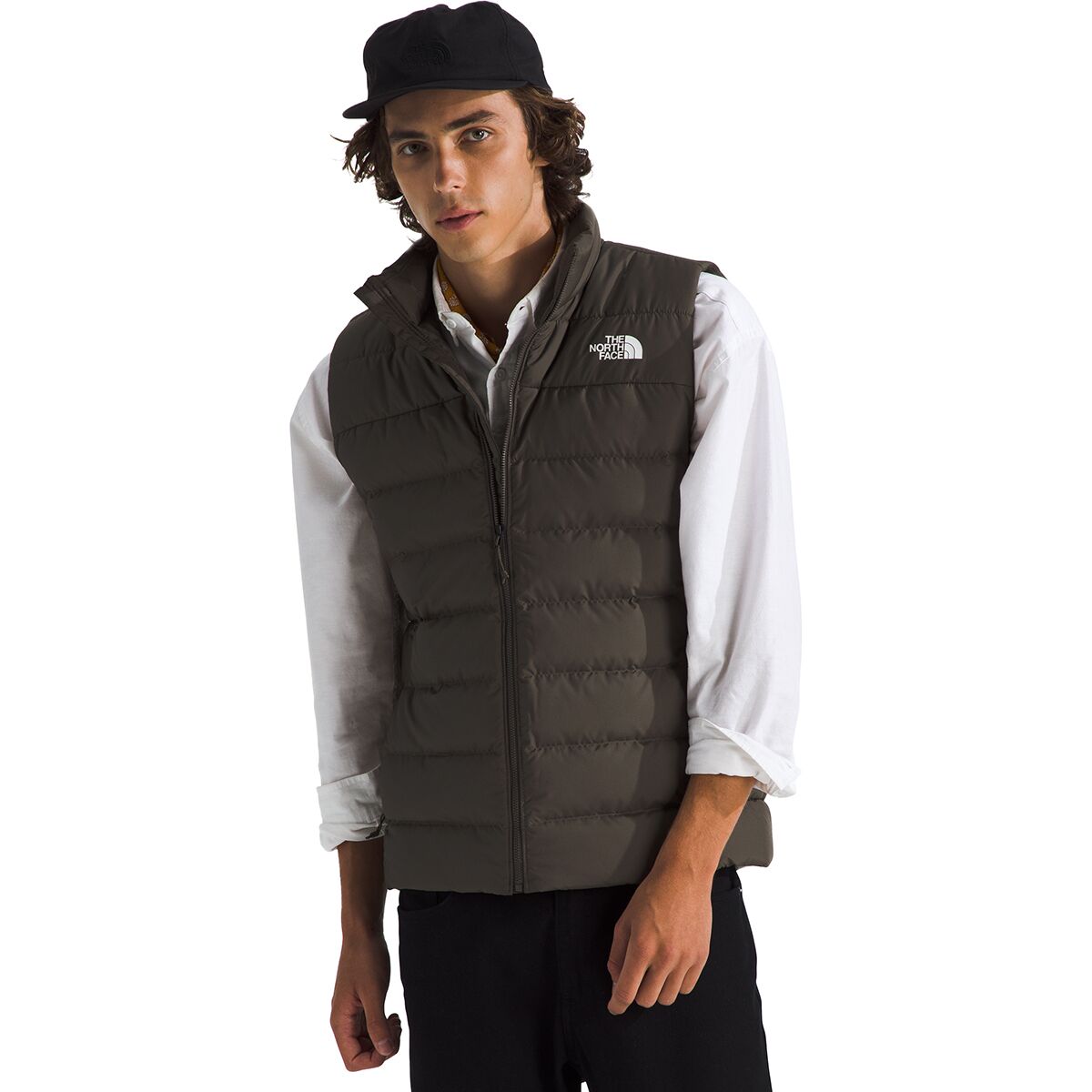 Image of The North Face Aconcagua 3 Vest - Men's New Taupe Green, L