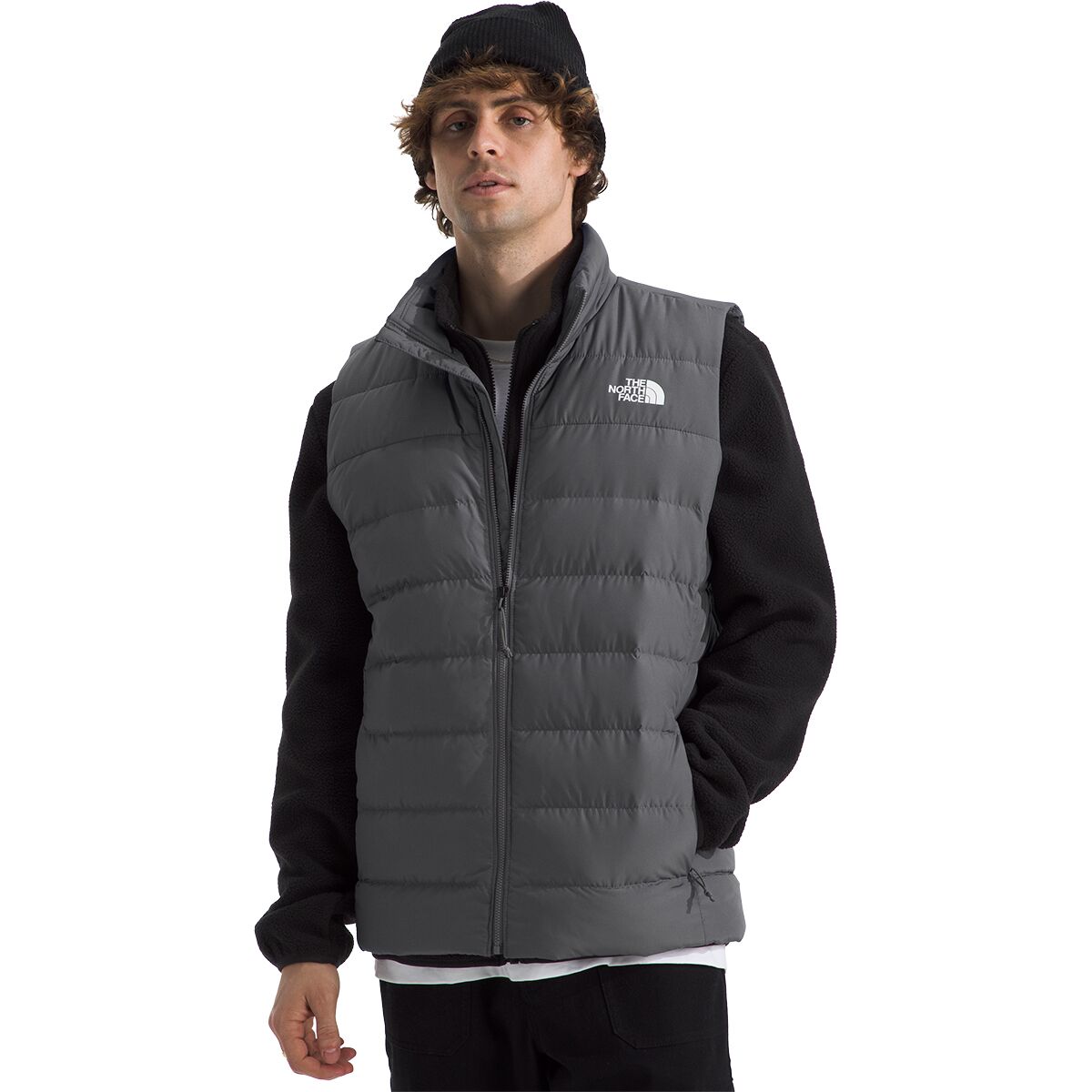 Image of The North Face Aconcagua 3 Vest - Men's Smoked Pearl, XL