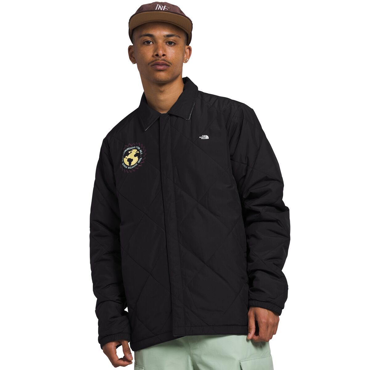 The North Face Afterburner Insulated Flannel - Men's TNF Black/Icecap Blue, 3XL