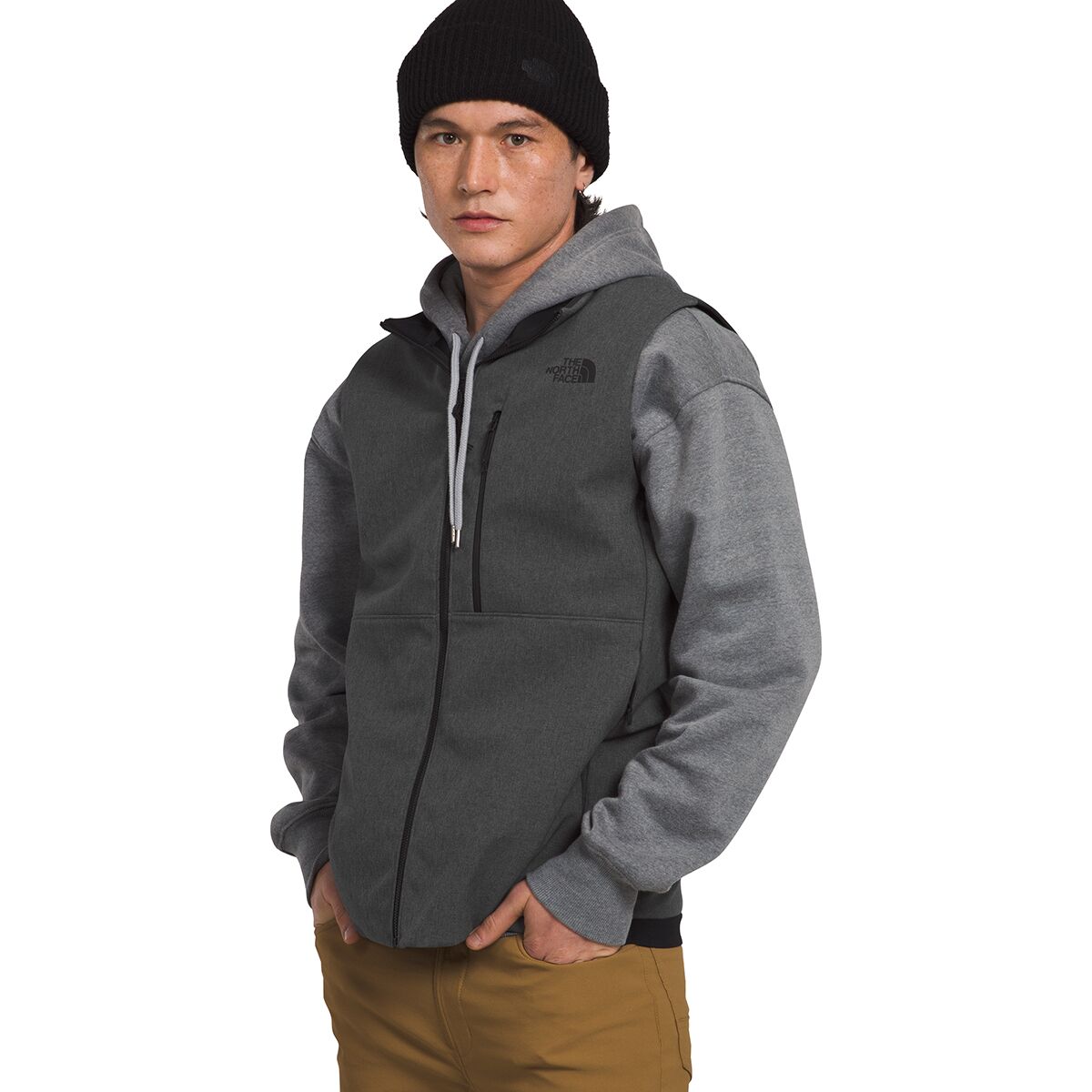 Image of The North Face Apex Bionic 3 Vest - Men's TNF Dark Grey Heather/NPF, XXL