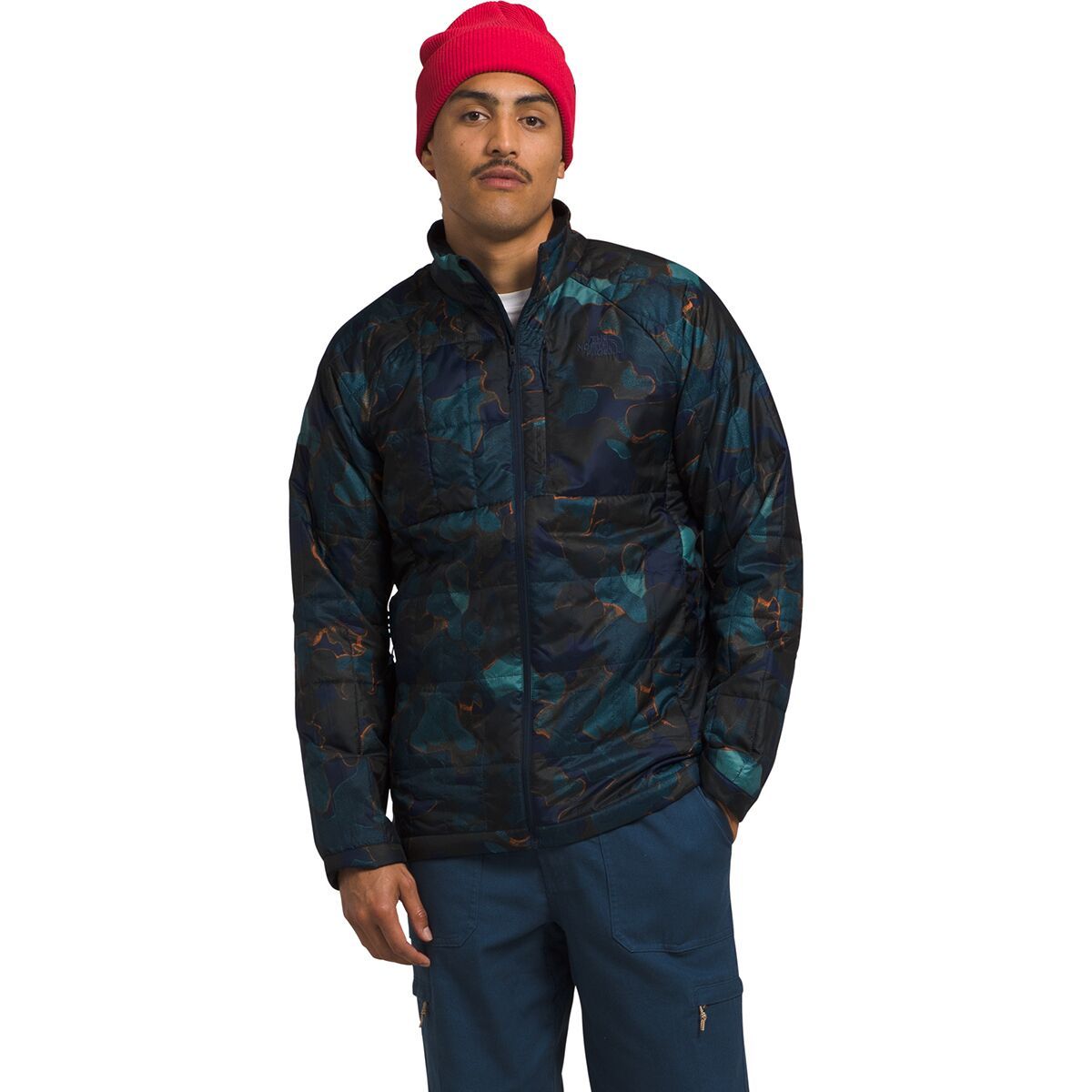 The North Face Circaloft Jacket - Men's Summit Navy Camo Texture Print, L