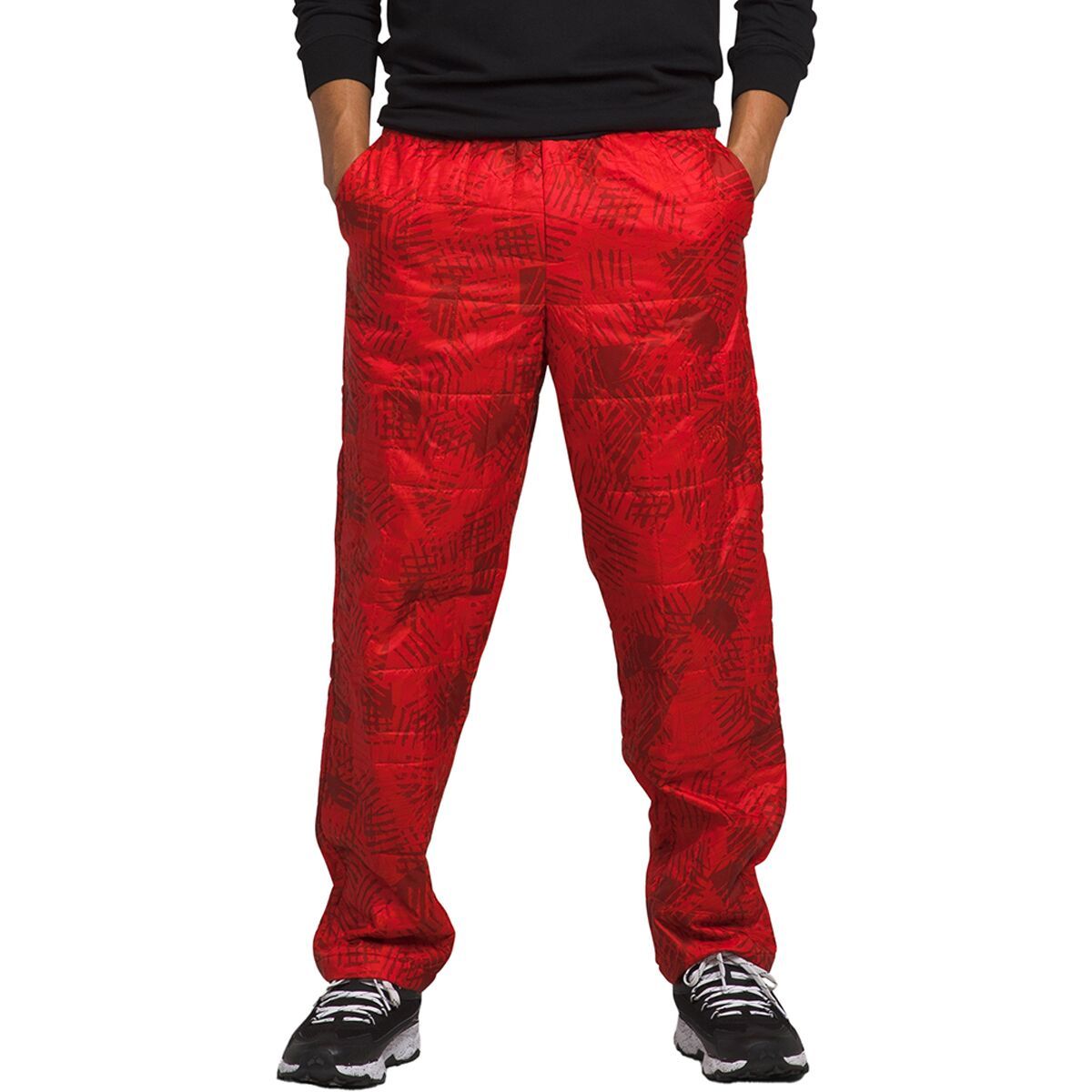 The North Face Circaloft Pant - Men's Fiery Red Crosshatch Camo Print, L/Reg