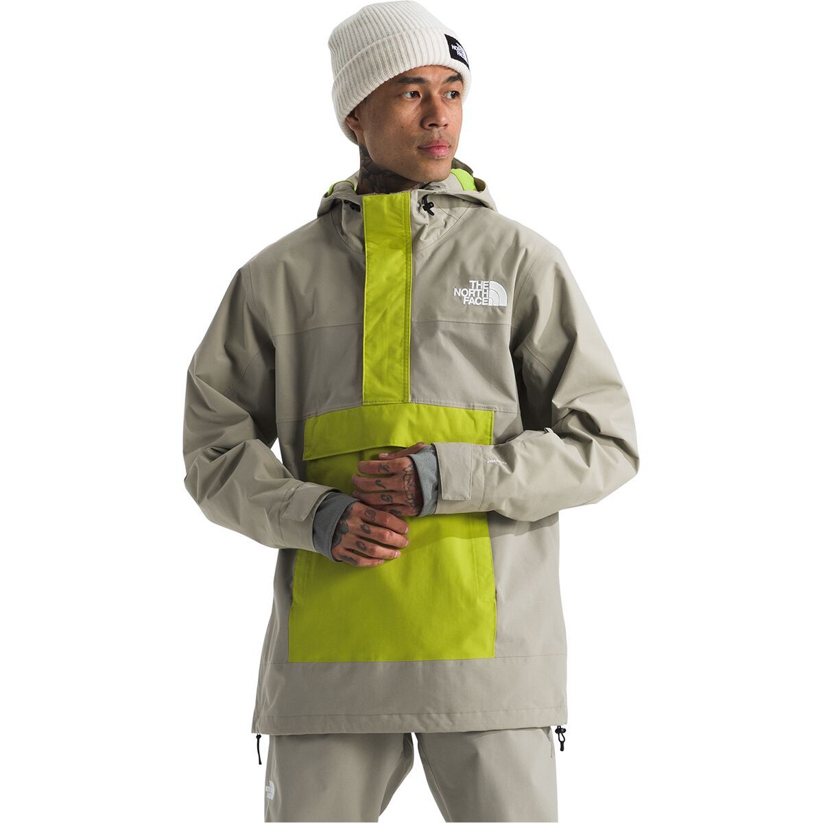 The North Face Driftview Anorak - Men's Clay Grey/Cavern Grey, M