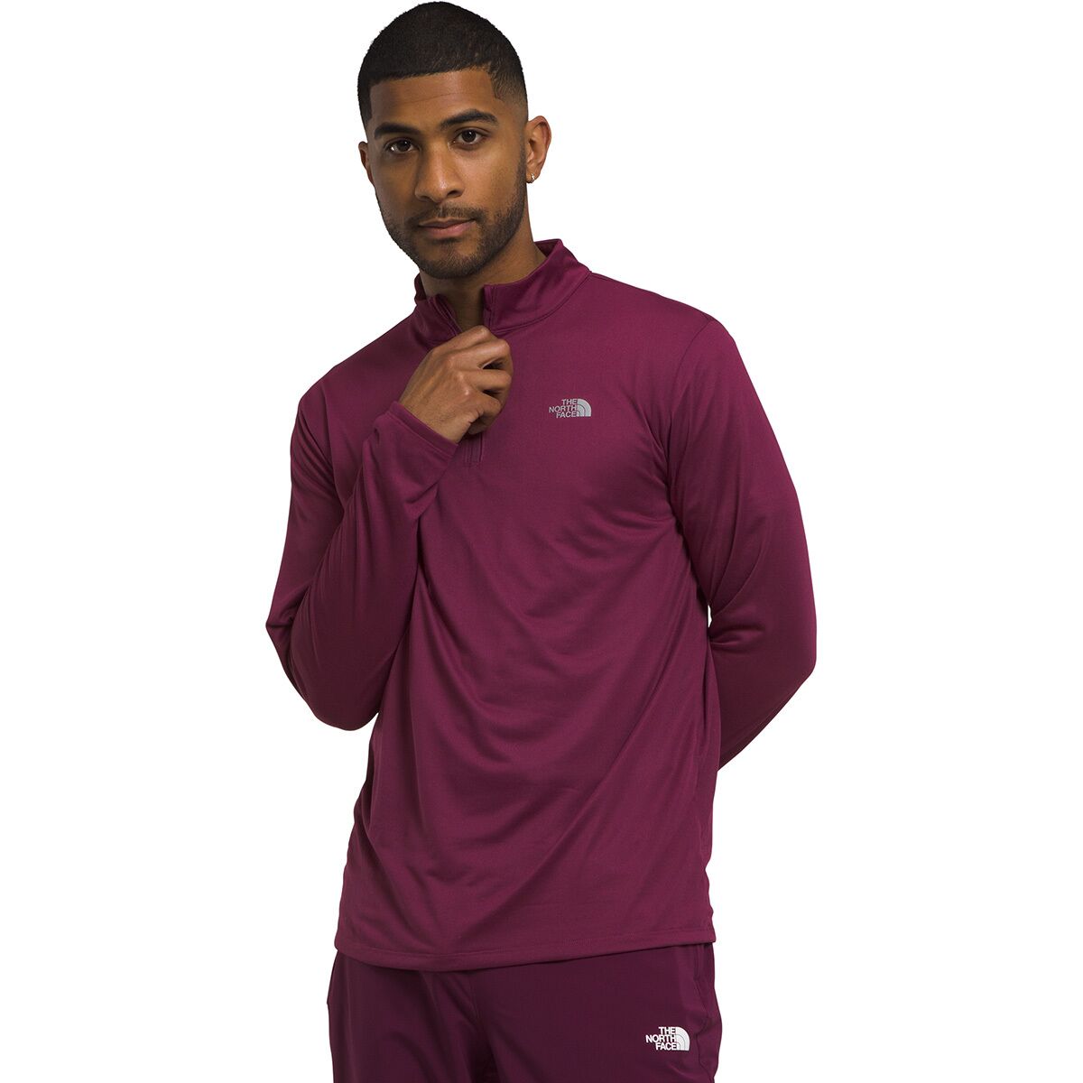 Image of The North Face Elevation 1/4-Zip Top - Men's Boysenberry, XL