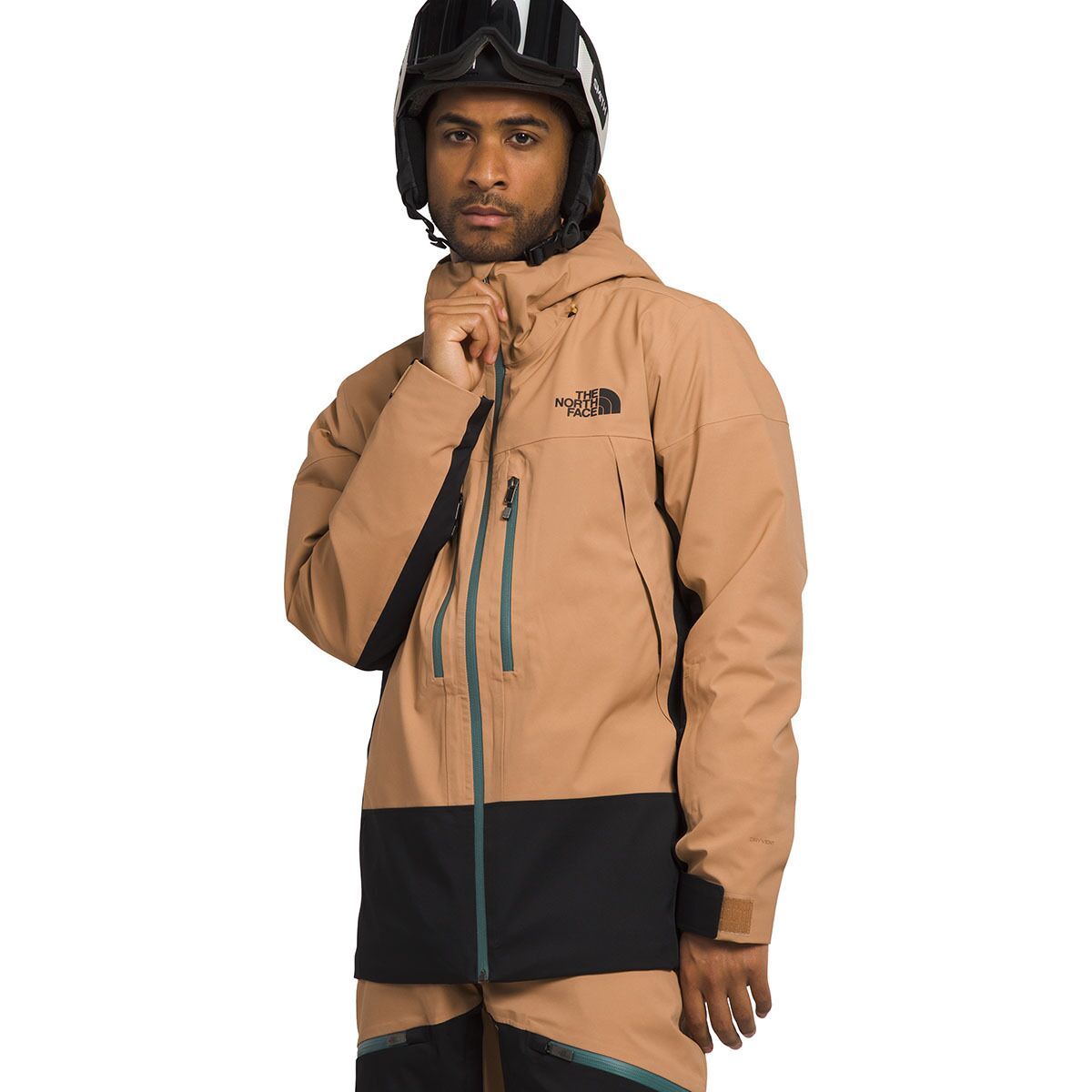 The North Face Mount Bre Jacket - Men's Almond Butter/TNF Black, S