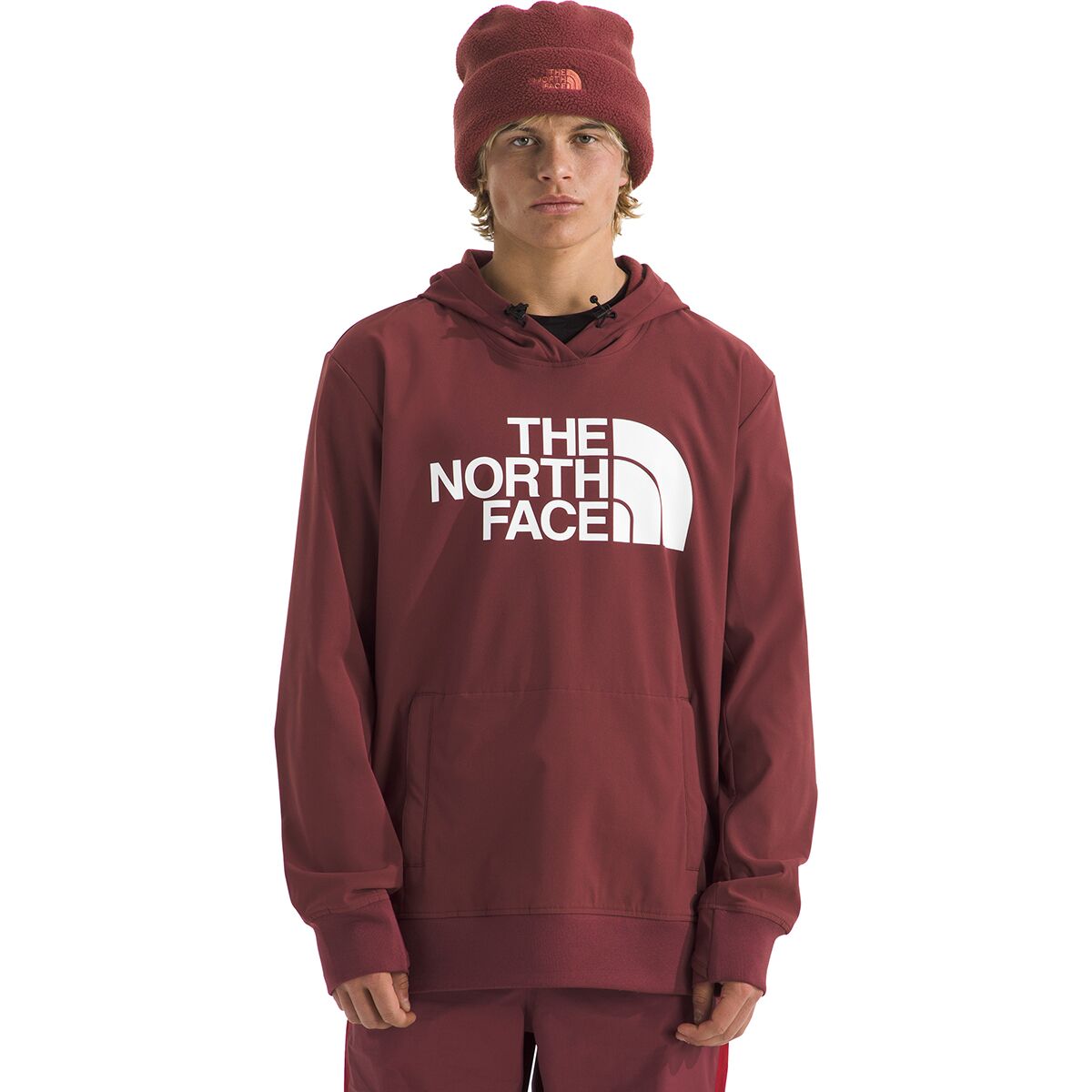 Image of The North Face Tekno Logo Hoodie - Men's Sumac, XL