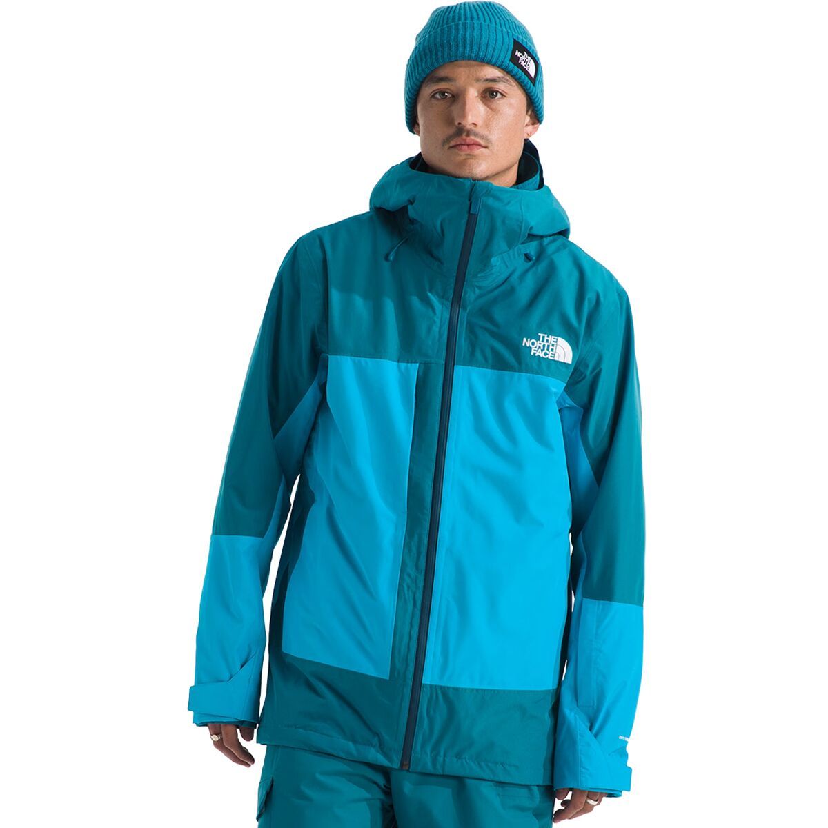 Image of The North Face ThermoBall Eco Snow Triclimate Jacket - Men's Meridian Blue/Dusk Blue, S