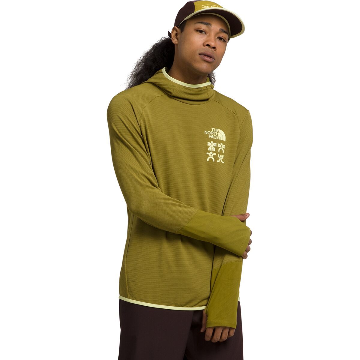 The North Face Trailwear Cerro Alto Hoodie - Men's Sulphur Moss, XXL