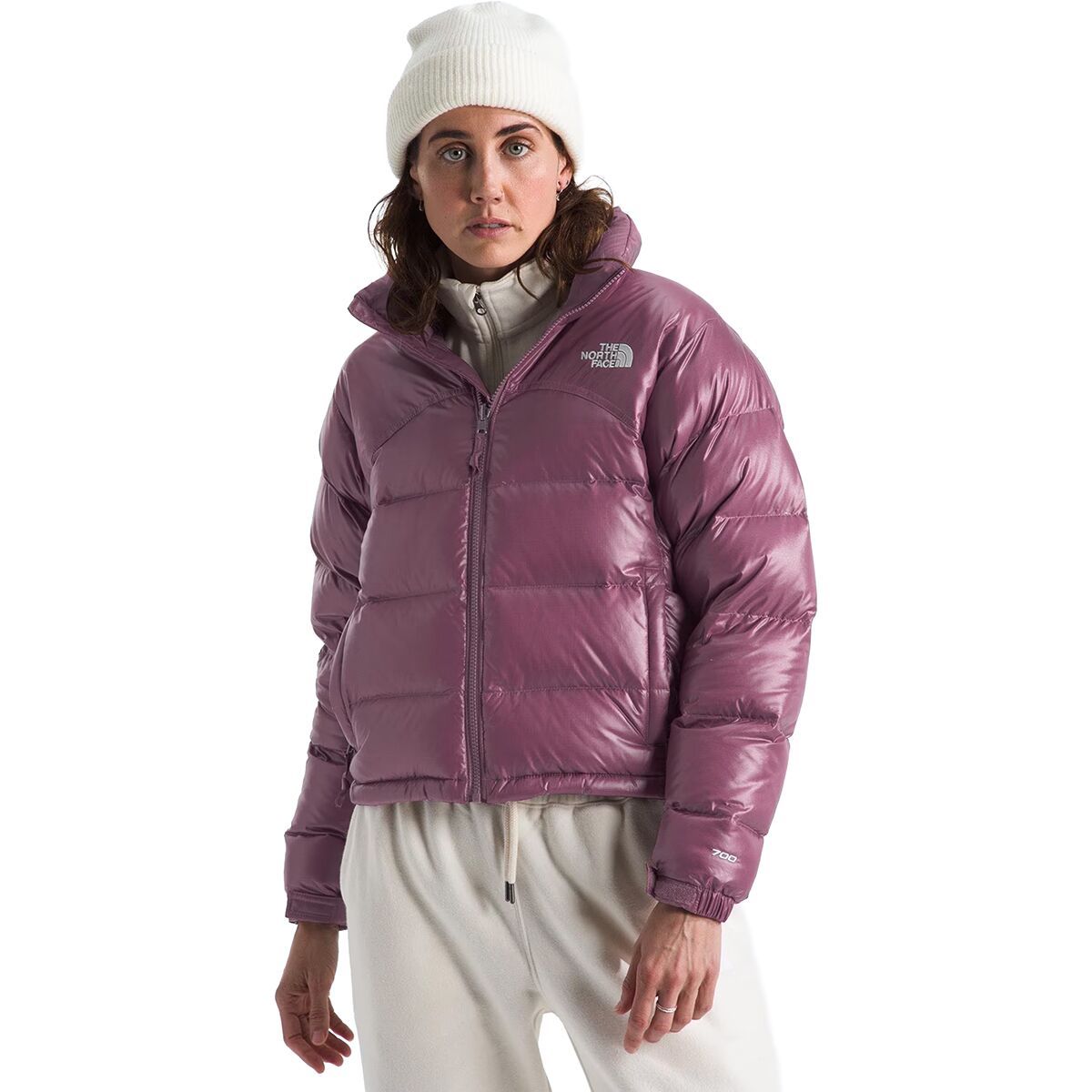 Image of The North Face 2000 Retro Nuptse Jacket - Women's Midnight Mauve, S