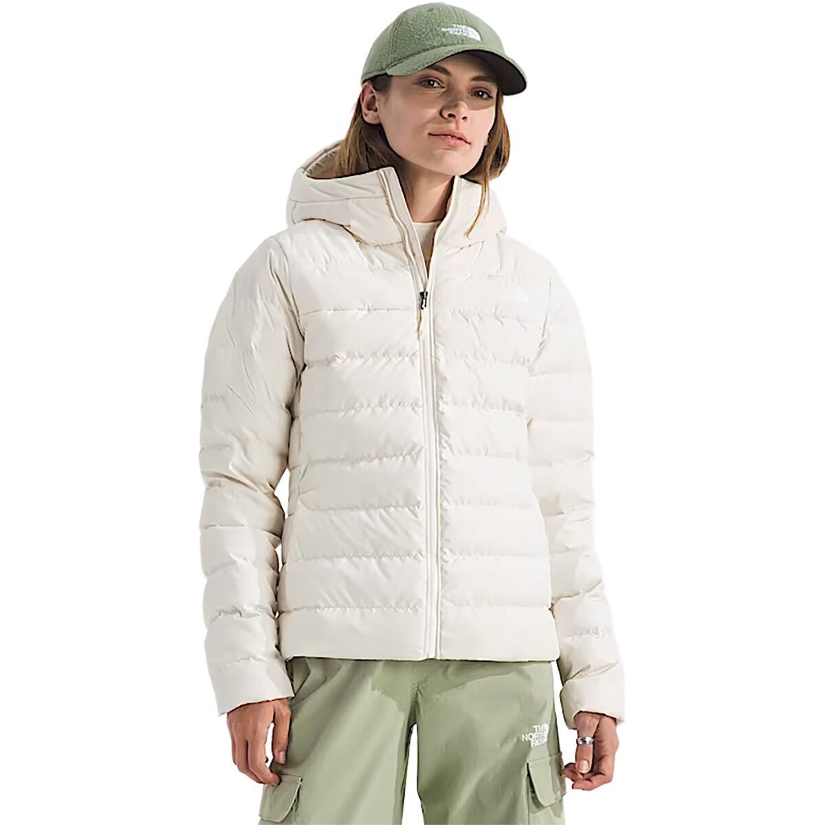 Image of The North Face Aconcagua 3 Hooded Jacket - Women's White Dune, XL