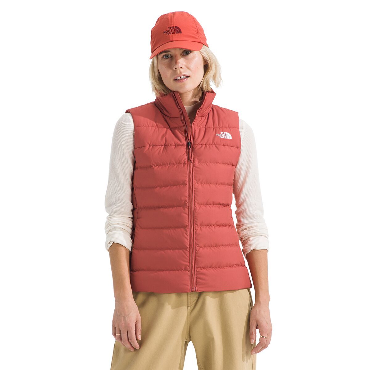 Image of The North Face Aconcagua 3 Vest - Women's Mars Dust, L