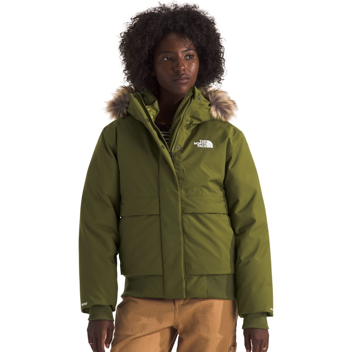 The North Face Arctic Bomber Jacket - Women's Forest Olive, XXL