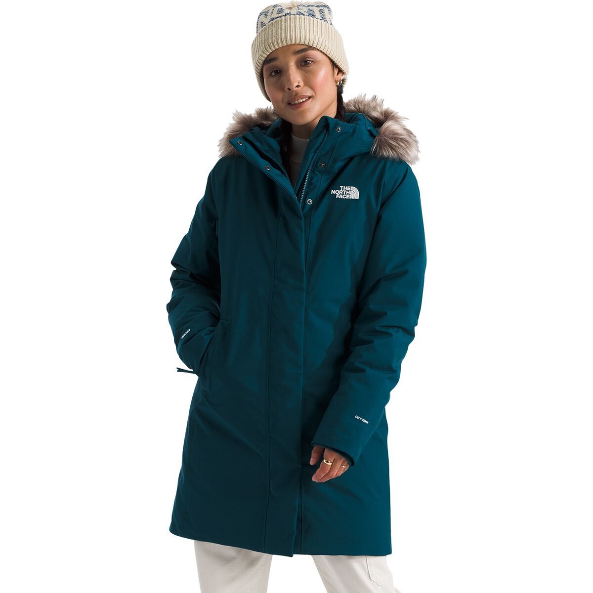 Image of The North Face Arctic Down Parka - Women's Midnight Petrol, M