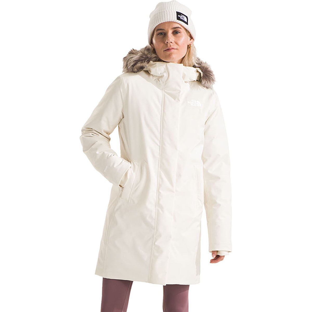 Image of The North Face Arctic Down Parka - Women's White Dune, M