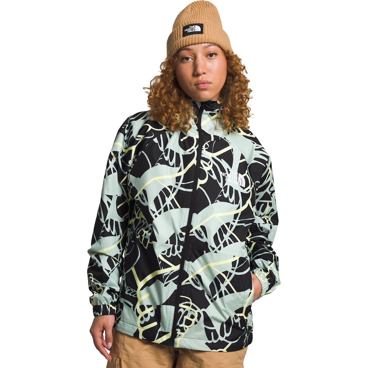 The North Face Build Up Jacket - Women's TNF Black Hands Print
