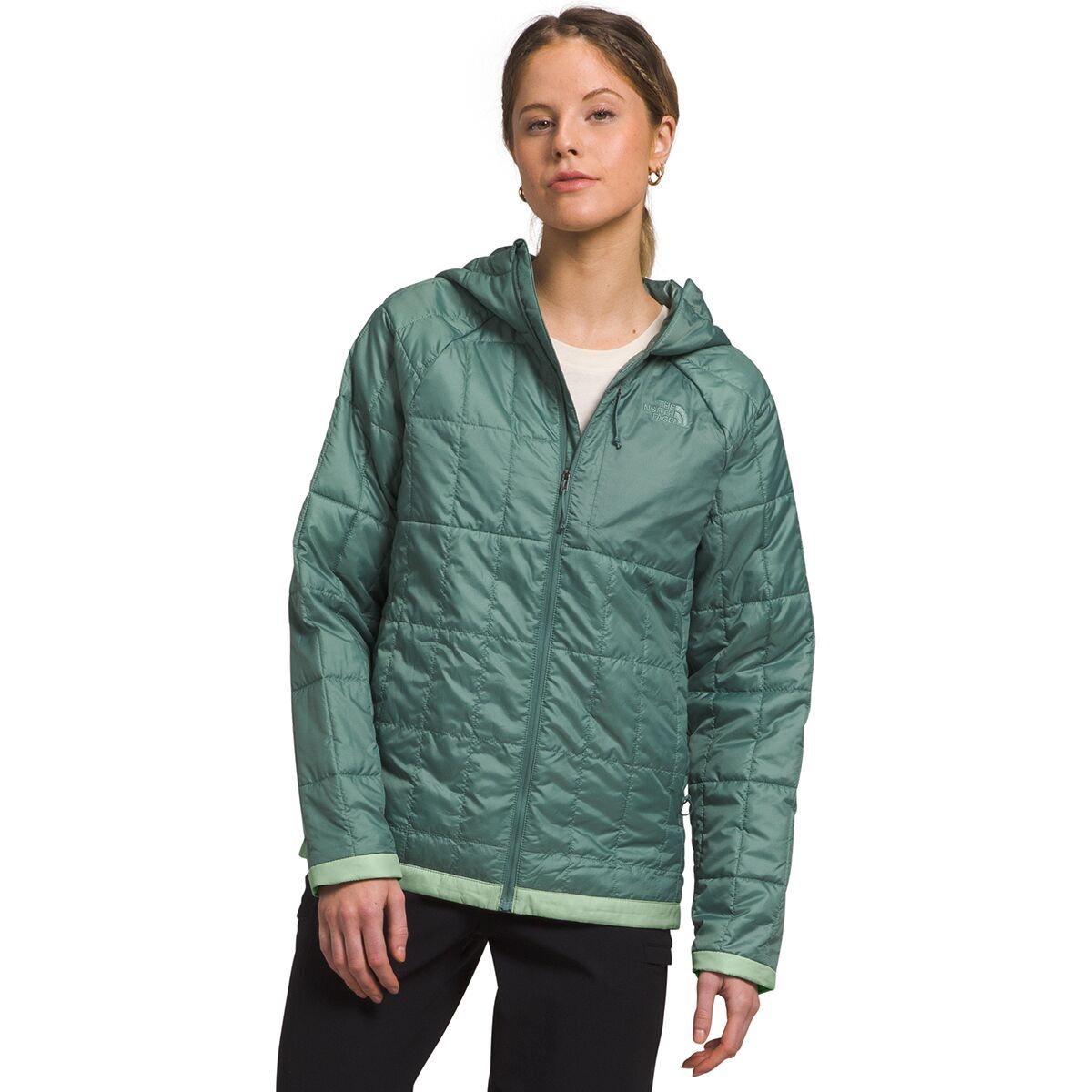 The North Face Circaloft Hooded Jacket - Women's Dark Sage/Misty Sage, L