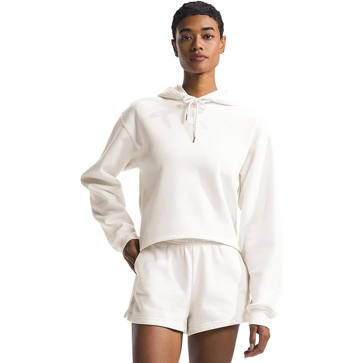 The North Face Evolution Hi Lo Hoodie - Women's White Dune, XL