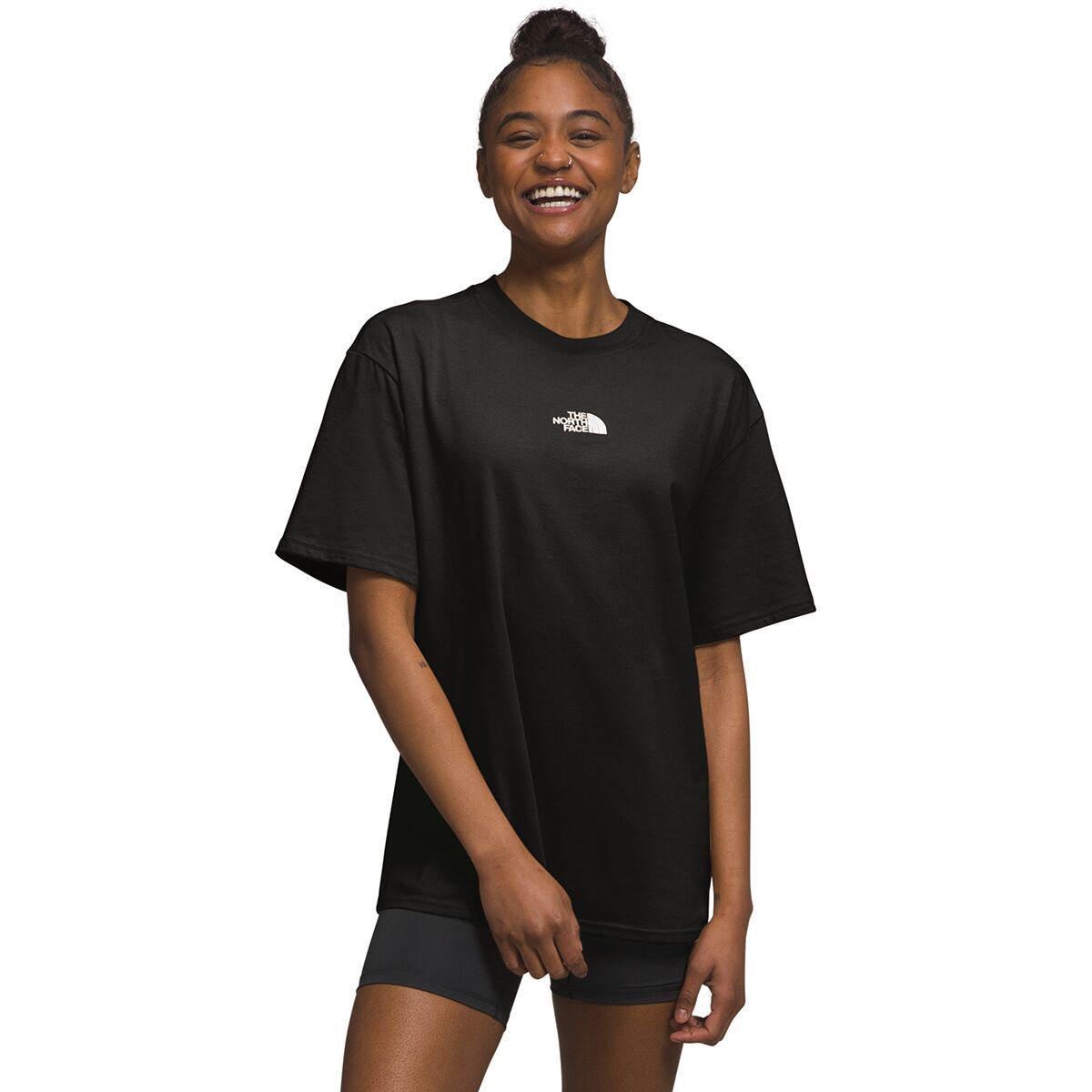 Image of The North Face Evolution Oversized T-Shirt - Women's TNF Black, XS