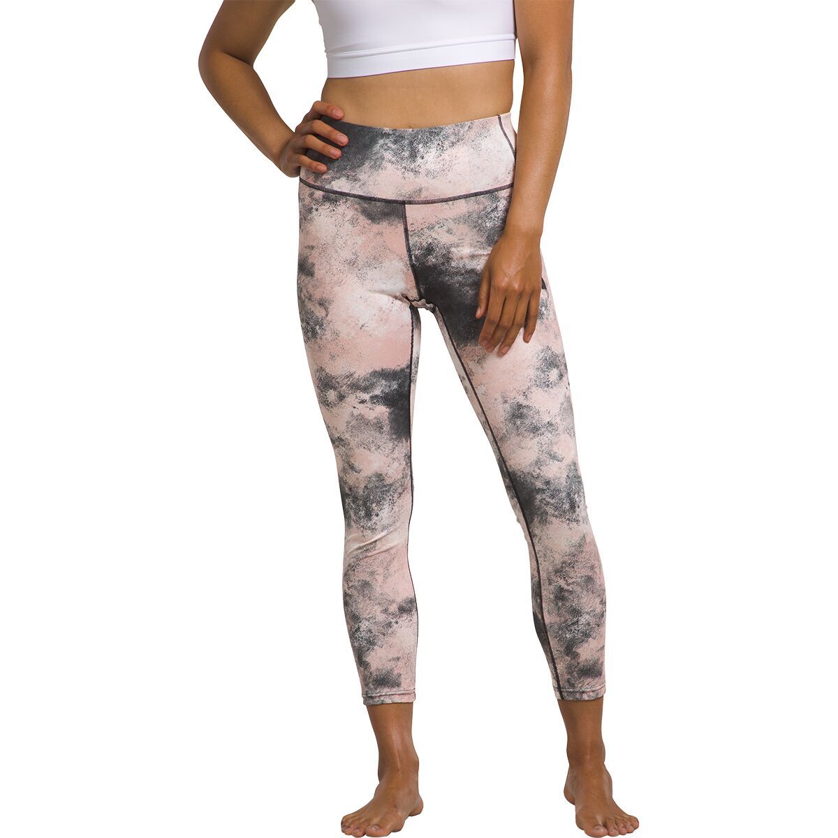 The North Face FD Pro 160 Tight - Women's Pink Moss Faded Dye Camo Print, L/Reg