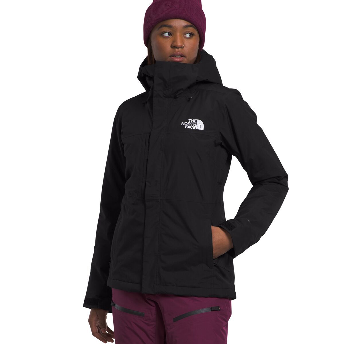 The North Face Freedom Insulated Jacket - Women's Forest Olive/Pale Green/TNF Black, XS