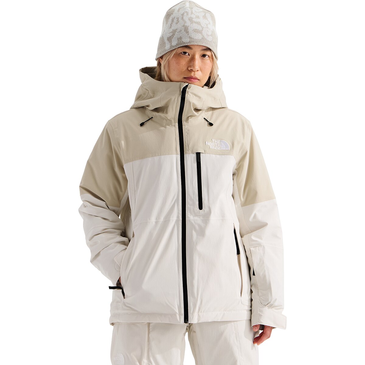 Image of The North Face Freedom Insulated Jacket - Women's White Dune/Desert Stone, S