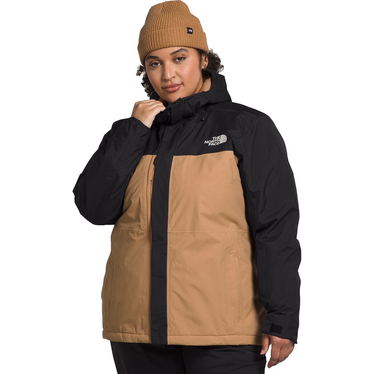 The North Face Freedom Plus Insulated Jacket - Women's TNF Black/Almond Butter, 2X