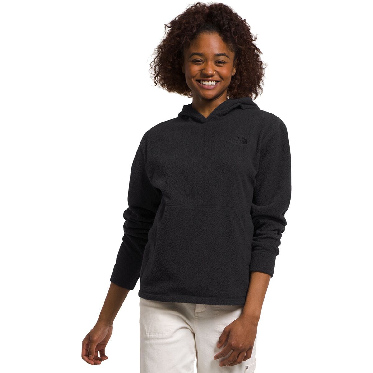 The North Face Pali Pile Fleece Hoodie - Women's TNF Black, XXL