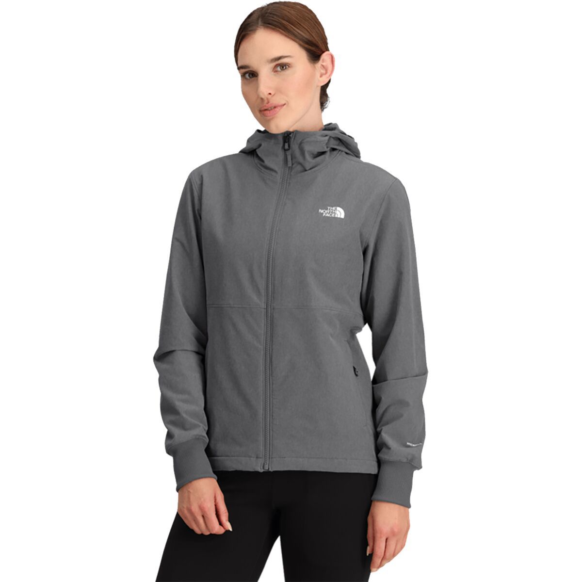 Image of The North Face Shelbe Raschel Hooded Jacket - Women's Smoked Pearl/Heather, XL